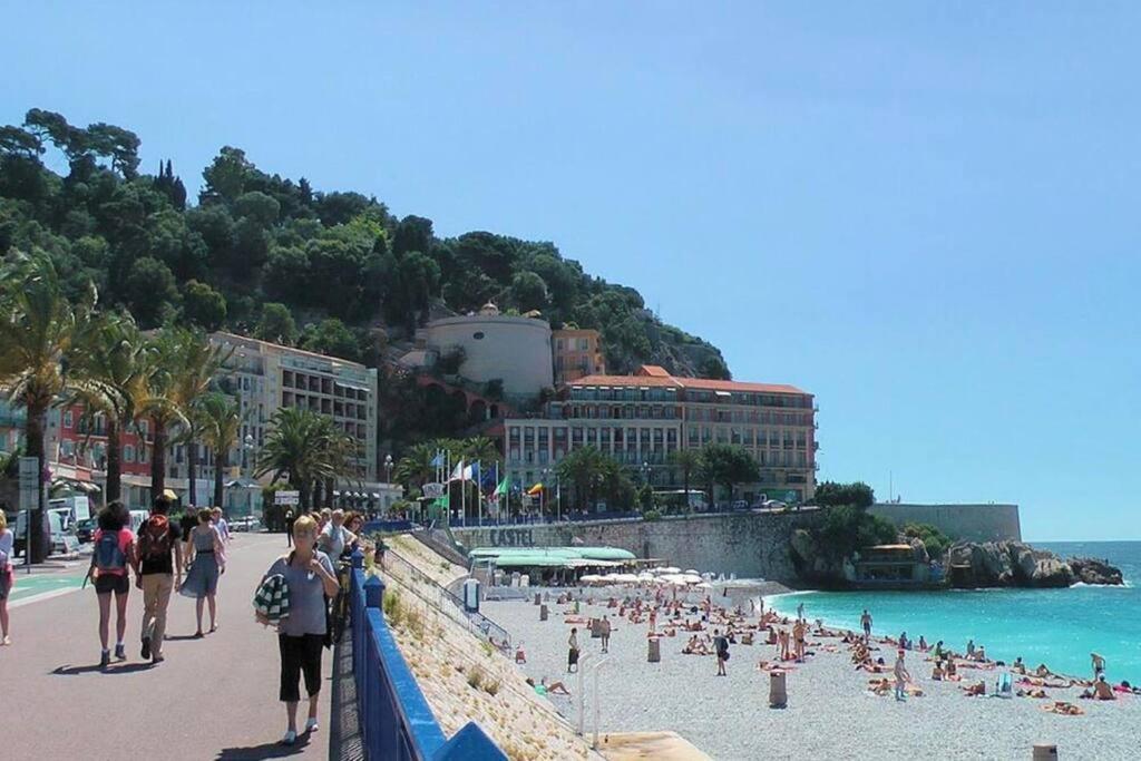 Studio A Louer Au Coeur Du Carre Dor A Nice, Rue Dalpozzo A 150 Metres Des Plages Zewnętrze zdjęcie