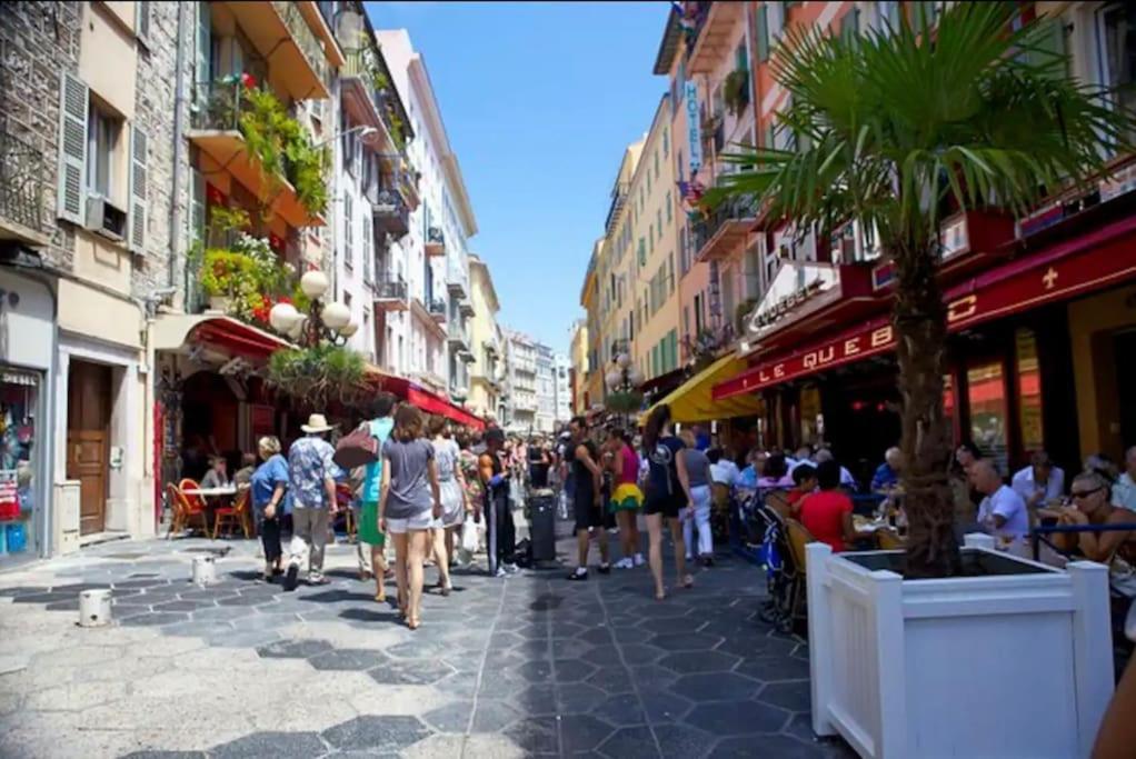 Studio A Louer Au Coeur Du Carre Dor A Nice, Rue Dalpozzo A 150 Metres Des Plages Zewnętrze zdjęcie
