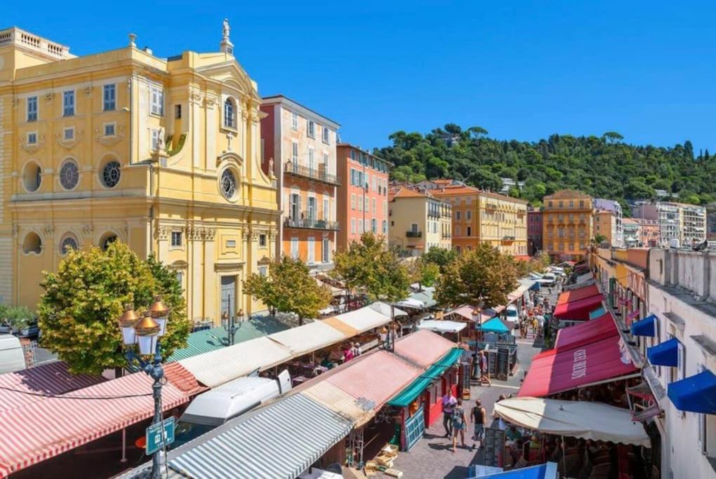 Studio A Louer Au Coeur Du Carre Dor A Nice, Rue Dalpozzo A 150 Metres Des Plages Zewnętrze zdjęcie